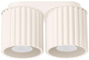 Sollux SL.1790 - Faretto AURA 2xGU10/10W/230V, colore crema