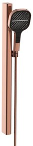 Doccetta con flessibile doccia e barra di scorrimento AQUASANIT Atlas rame in inox bronzo 3 getti