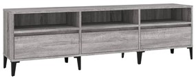 Mobile porta tv grigio sonoma 150x30x44,5 cm legno multistrato