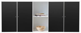 Scrigno da parete in bianco e nero Hammel , 169 x 69 cm Mistral Kubus - Hammel Furniture