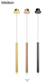 Redo 01-2045 - Lampadario LED a sospensione con filo MADISON LED/4W/230V nero