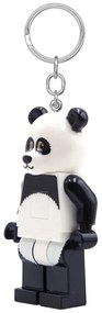 Portachiavi bianco e nero con torcia Iconic Panda - LEGO®
