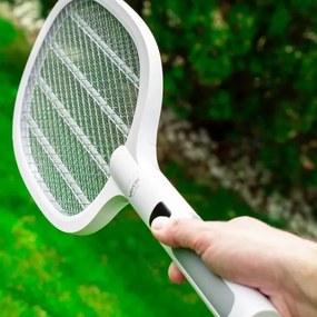 Trappola elettrica LED 2in1 con LCD 1200 mAh/5V bianco