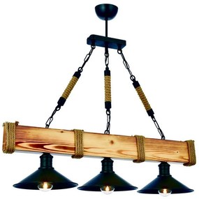 Lampadario a catena KUTUK 3xE27/60W/230V