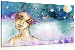 Stampa su tela – Fata lunare