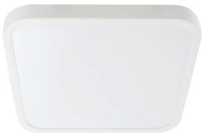 Plafoniera LED bagno 24W 230V IP44 6500K 29x29 cm bianco