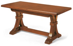 DUSTIN - tavolo da pranzo allungabile in legno massello cm 160/340 X 85