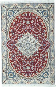Nain Tappeto 130x90 Rosso (Iran) Annodato A Mano