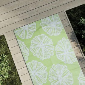 Tappeto Da Esterno Arakıl Verde 80x250 Cm İn Pp /
