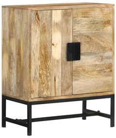 Credenza 60x35x75 Cm İn Legno Massello Di Mango /