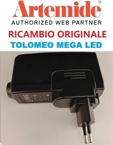 Artemide alimentatore di ricambio con spina Italiana per tolomeo mega led
