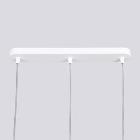 Sollux SL.1693 - Lampadario a sospensione con filo LIRO 3xGU10/10W/230V bianco