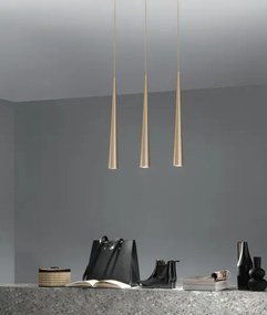 Ondaluce - Lampada a sospensione con cavo NOA 1xGU10/20W/230V pr. 5,5 cm dorata