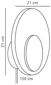 Nordlux - Applique a LED dimmerabile MARSI LED/7W/230V verde
