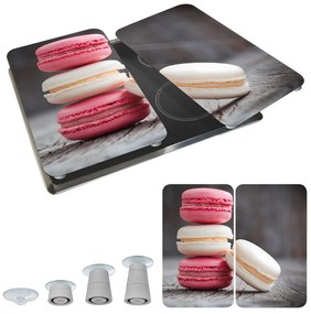Set di 2 copri stufe in vetro, 52 x 30 cm Macarons - Wenko