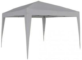 Gazebo pieghevole in metallo 3x3 tortora con sacca