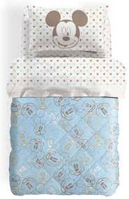 Trapunta Singolo Mickey natural Cartoons, in cotone CALEFFI