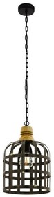 Eglo 49785 - Lampadario a sospensione con catena OLDCASTLE 1xE27/60W/230V