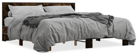 Giroletto Rovere Fumo 200x200 Cm İn Legno Multistrato E Metallo /