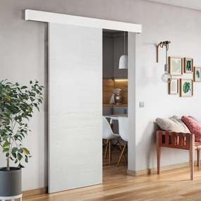 Porta scorrevole Mast, L 93 x H 212 cm, con binario Atelier bianco