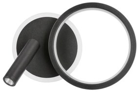 Faretto da parete a LED MONET LED/16W/230V nero