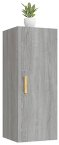Armadietto a muro grigio sonoma 34,5x34x90 cm legno multistrato