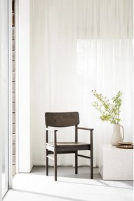 Set di sedie da pranzo marrone scuro in rovere 2 pz Maidstone - Rowico