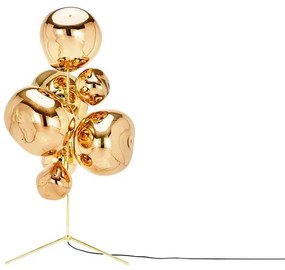 Melt Floor Chandelier Piantana Gold/Gold - Tom Dixon