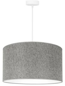 Duolla - Lampadario a sospensione con filo ROLLER ECO RECYCLING 1xE27/15W/230V diametro 45 cm grigio