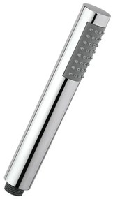 Kit doccia tondo cromo con set doccia + soffione acciaio 25 cm e braccio 40 cm