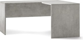 Scrivania da Ufficio Angolare Destra 160x76x150 cm Cemento...