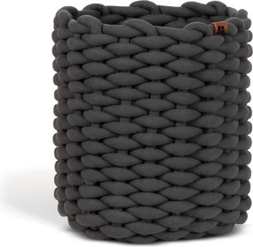 Cesto in tessuto ø 25x25 cm Peach Skin Round M – Bigso