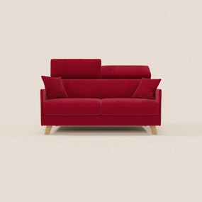 Sole divano letto matrimoniale design compatto - poggiatesta reclinabili e 100% sfoderabile in tessuto smacchiabile T23