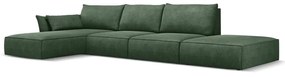Divano angolare verde scuro (angolo sinistro) Vanda - Mazzini Sofas