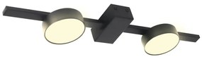 Plafoniera LED JOY 2xGX53/6W/230V nero
