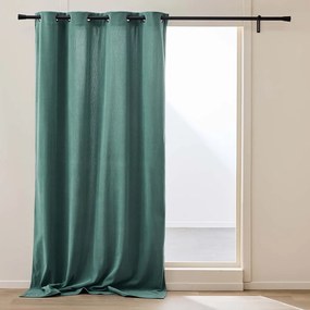 Tenda termoisolante verde in velluto a coste 140x260 cm Madison – douceur d'intérieur