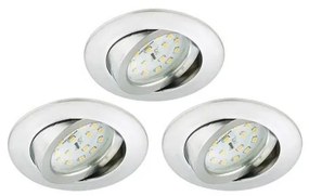 Briloner 8312-039 - SET 3x Lampada LED da incasso per bagni LED/5W/230V IP23