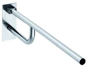 Supporto 10x25 cm in acciaio inox/argento