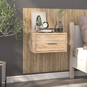 Comodino A Parete Rovere Sonoma /