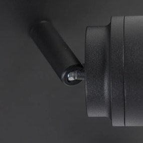 Faretto da bagno smart nero IP44 incl. 3 WiFi GU10 - Ducha