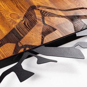 Decorazione da muro 58x36 cm montagne