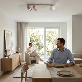 BRILAGI - Faretto SELE BALL 2xGU10/30W/230V + 1xG9/10W beige
