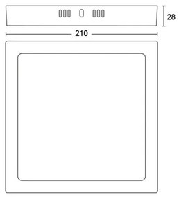 Philips -  Plafoniera LED MAGNEOS LED/12W/230V 2700K bianca