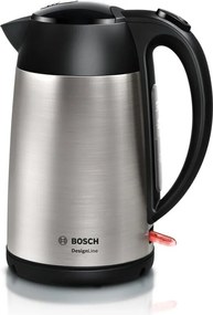 Bosch - TWK3P420 DesignLine Bollitore, 2400 w, 1.7 l, Acciaio Inox