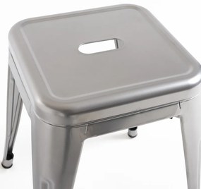 Sgabello Torix Piccolo - Grigio metallizzato