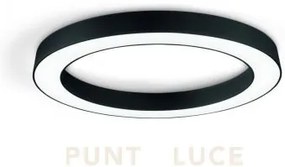 Globus plafoniera a led 3000+4000k 6420lm 80w cct d.100cm nero dimm...