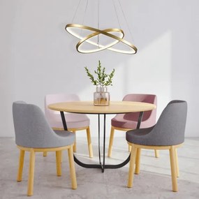 Lampadario LED a sospensione con filo LEA LED/35W/230V 4000K diametro 60 cm oro