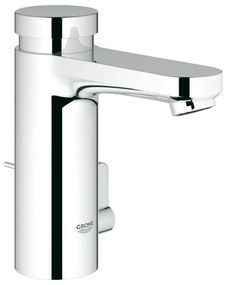 Rubinetto per lavabo Eurosmart cromato Lucido GROHE getto laminare cristallino a canna media