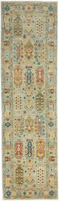 Samarkand Tappeto orientale 80 x 240 Grigio (Pakistan) Annodato A Mano