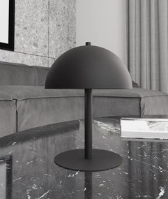 Lampada Da Tavolo Moderna Demetra Acciaio Nero 2 Luci G9 Ip20